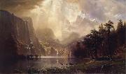 Albert Bierstadt Among the Sierra Nevada,California oil painting
